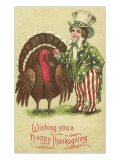 Young Uncle Sam with Turkey