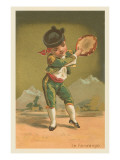 Baby Matador with Tambourine