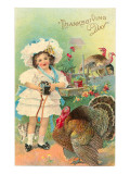 Girl with Camera  Cat and Turkey