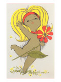 Brown Flower Child Cavorting