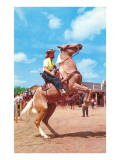 Cowgirl with Palomino