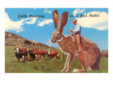 Cattle Punching on a Giant Jack Rabbit