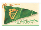 St Patricks Day  Let Erin Remember  Pennant