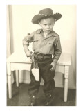 Little Cowboy with Six-Shooter