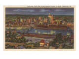 Night  Downtown Pittsburgh  Pennsylvania