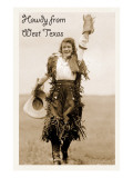 Howdy from West Texas  Rodeo Woman