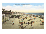 Beach Scene  Oceanside  California