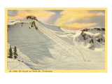 Ski Trails  Mt Baker  Washington