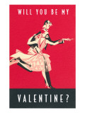Will You Be My Valentine  Dancing Couple