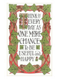 Be Useful and Happy Slogan