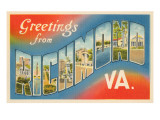 Greetings from Richmond  Virginia