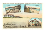 Views of Narragansett Pier  Rhode Island