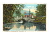 Bridge across Central Brook  Manchester  Vermont