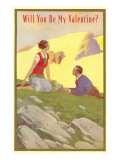 Couple on Hillside