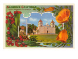 Season's Greetings  Mission  Santa Barbara  California