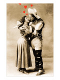 Cowboy and Cowgirl with Hearts