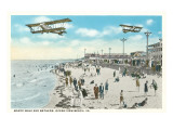 Boardwalk  Biplanes  Ocean View Beach  Virginia