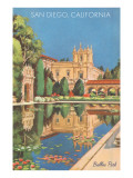 Lily Pond in Balboa Park  San Diego  California