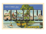 Greetings from Merrill  Wisconsin