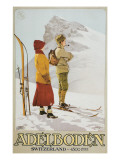 Old Time Skiers  Adelboden  Switzerland