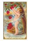 My Valentine  Cupid Picking Hearts
