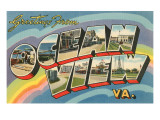 Greetings from Ocean View  Virginia