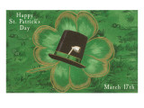 St Patricks Day  Leprechauns Hat and Pipe