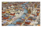 Overview of Downtown Milwaukee  Wisconsin