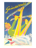 Grindelwald Ski Resort  Graphics