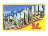 Greetings from Greenville  South Carolina