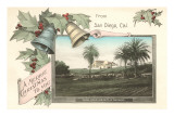 Christmas Greetings  Old Mission  San Diego  California