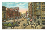 First Avenue and Pioneer Square  Seattle  Washington