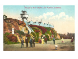 Parapet at Sutro Heights  San Francisco  California