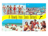 Beach Scenes  Howdy from Santa Barbara  California