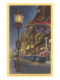Chinatown at Night  San Francisco  California