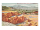 Minerva Terrace  Mammoth Hot Springs  Yellowstone National Park