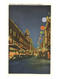 Night  Chinatown  San Francisco  California