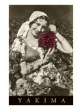 Peasant Woman with Grapes  Yakima  Washington