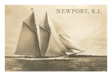 Gaff-Rigged Schooner  Newport  Rhode Island