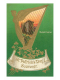 St Patricks Day  Harp and Blarney Castle