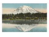 Mt Tacoma  Lake Spanaway  Washington