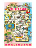 Greetings from Wisconsin  Burlington
