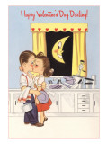 Happy Valentine's Day  Darling  Cartoon