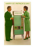 Happy St Patrick's Day  Green Beer Vending Machine