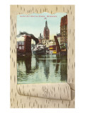 Grand Avenue Bascule Bridge  Milwaukee  Wisconsin