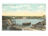 Harbor Scene  Green Bay  Wisconsin