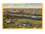 Skyline of Huntington  West Virginia