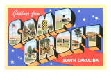 Greetings from Camp Croft  South Carolina