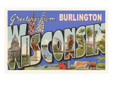 Greetings from Burlington  Wisconsin