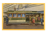 Cable Car on Turntable  San Francisco  California